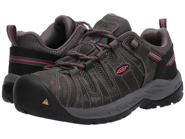 KEEN Utility Flint II (Steel Toe) (Magnet/Rose) Women's Work Boots Product Image