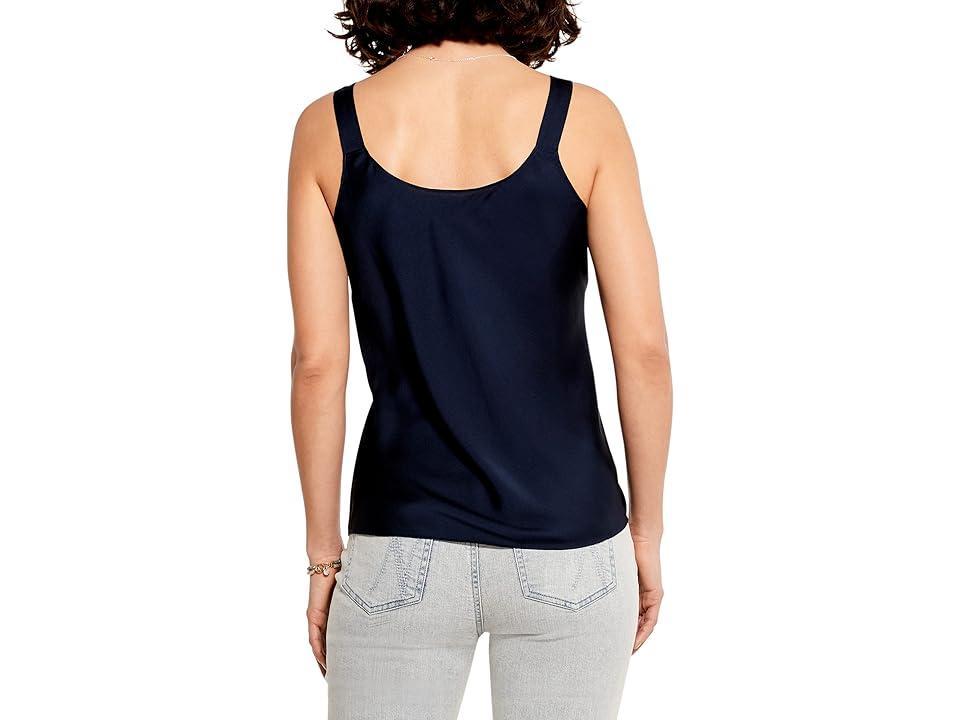 NIC+ZOE Crepe Cami (Dark Indigo) Women's Clothing Product Image