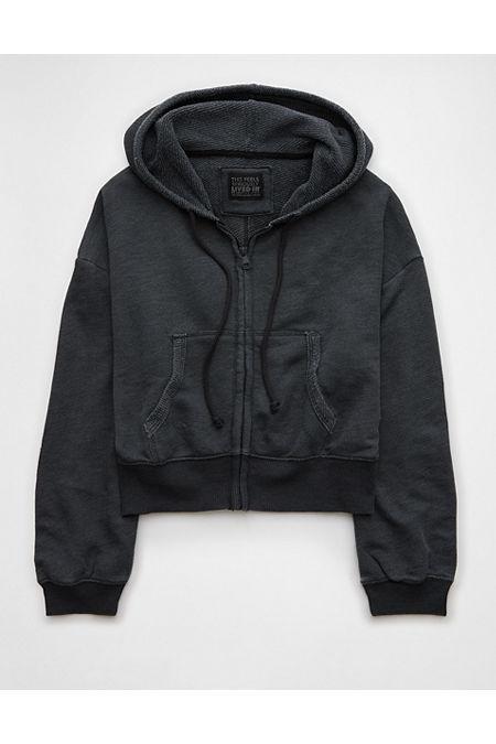 AE Zip-Up Fleece Hoodie Women's Product Image