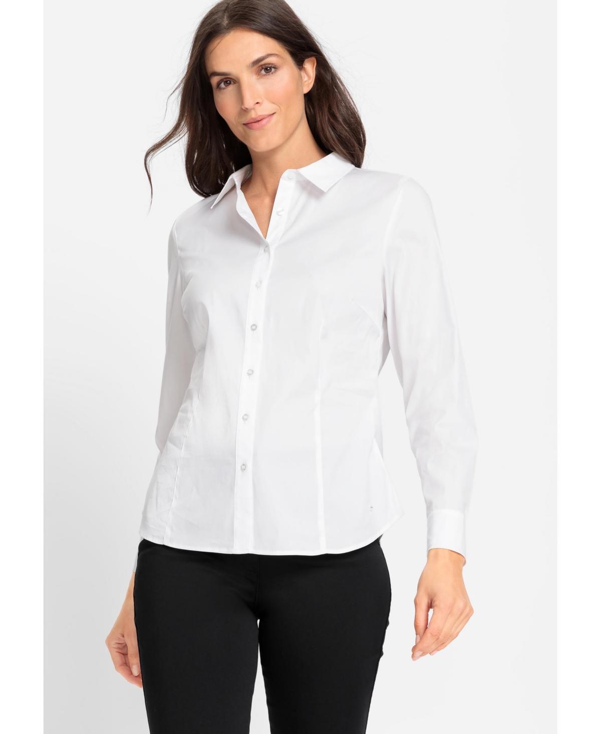 Olsen Womens Classic Button Up Shirt Product Image