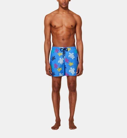 Mens Moorea Turtle Swim Trunks Product Image