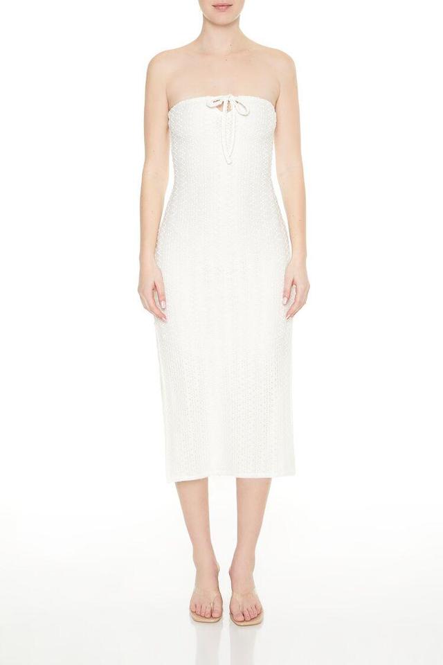 Crochet Strapless Midi Dress | Forever 21 Product Image