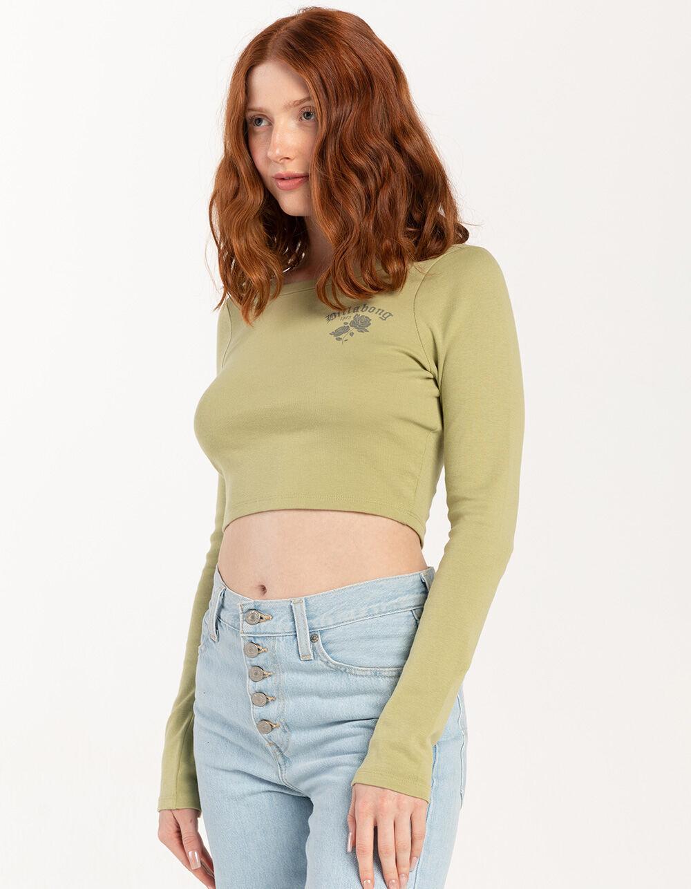 BILLABONG Tropic Breeze Fitted Crop Womens Long Sleeve Tee Product Image