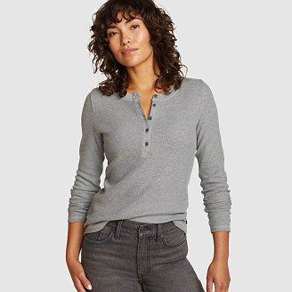 Women's Everyday Thermal Henley Product Image