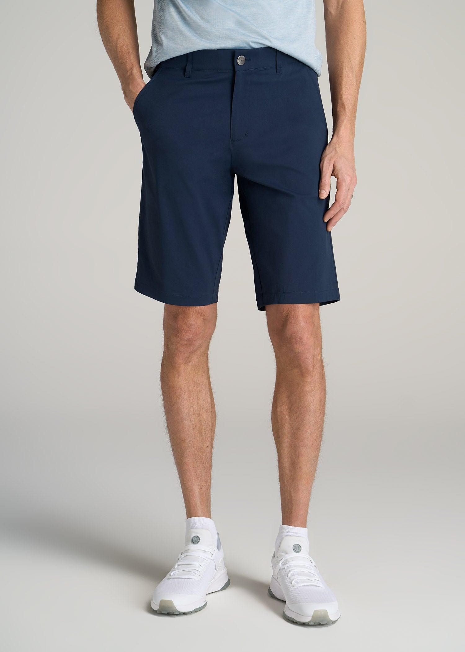 Traveler Chino Shorts for Tall Men in Marine Navy Product Image