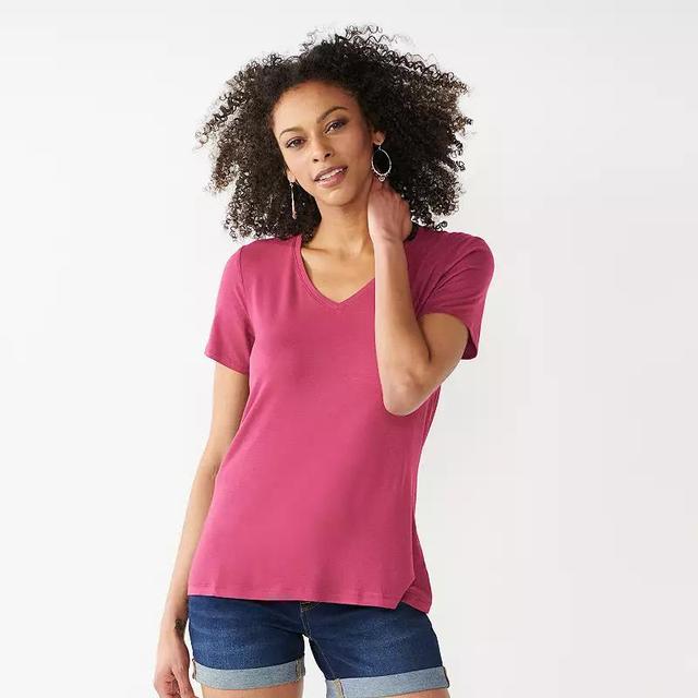 Womens Nine West Essential V-Neck Tee Product Image