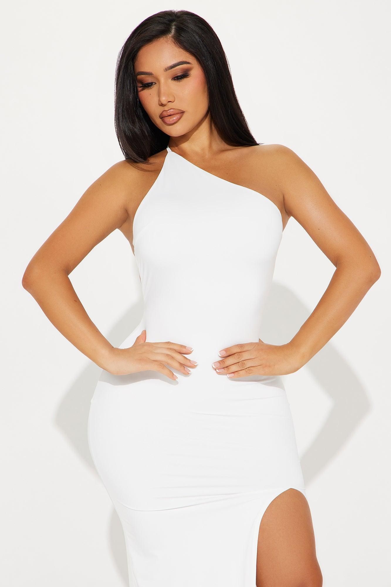 Sofia Backless Maxi Dress - White Product Image