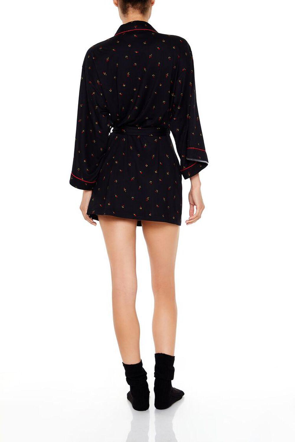 Ditsy Floral Tie-Waist Robe | Forever 21 Product Image