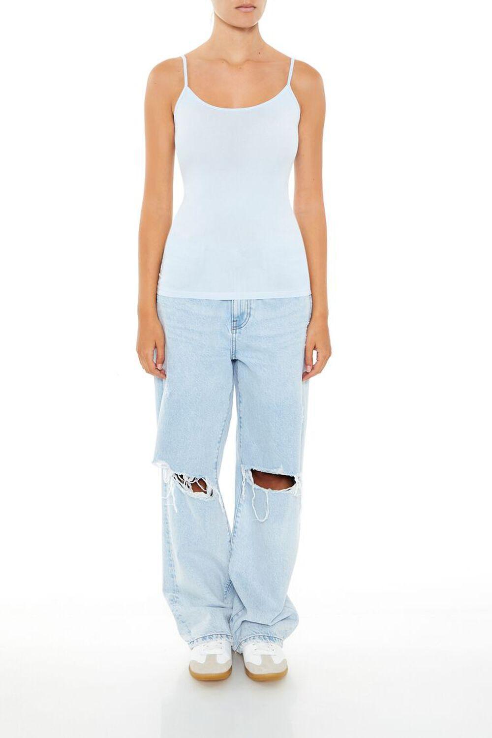 Cotton-Blend Scoop Cami | Forever 21 Product Image