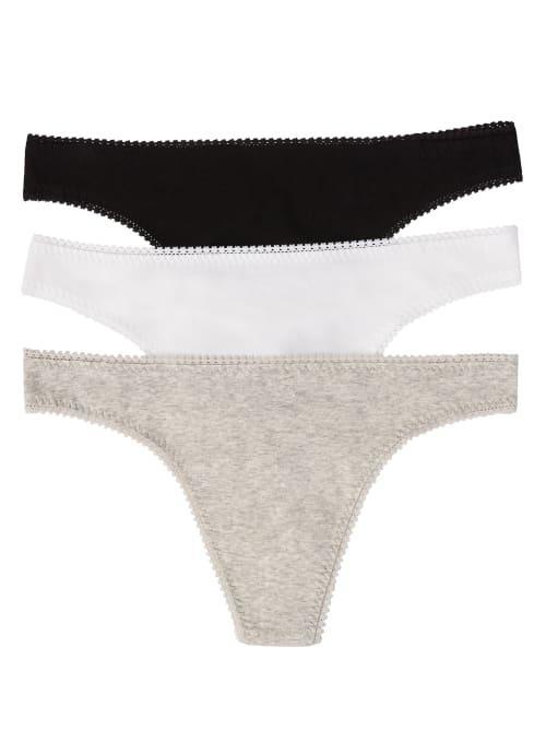 On Gossamer Cabana Cotton 3-Pack Thongs Product Image