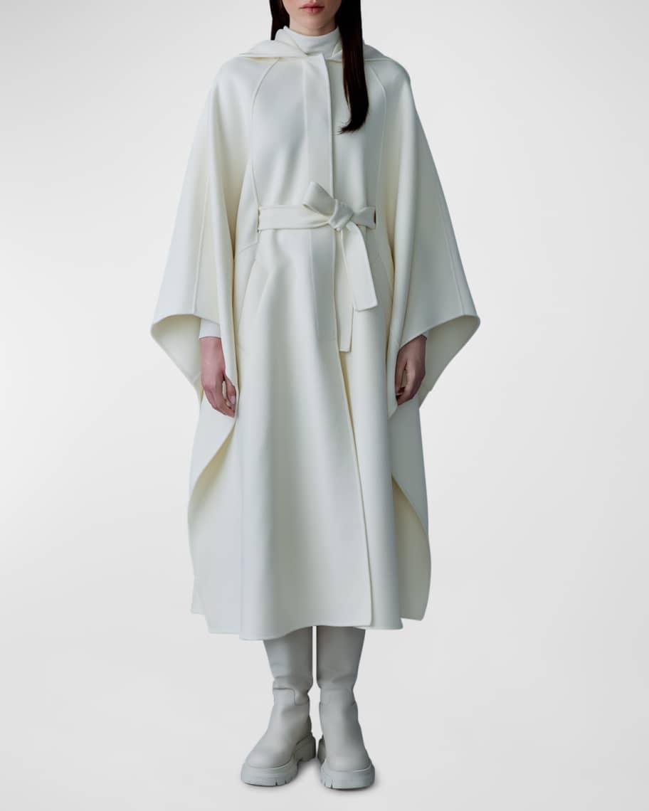 Kirstyn Double-Face Wool Cape Coat Product Image