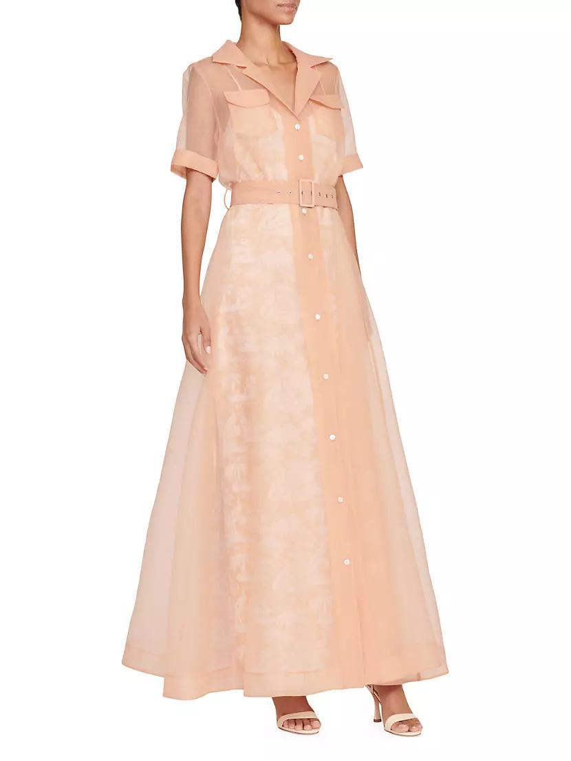 Millie Cotton-Blend Organza Maxi Dress Product Image