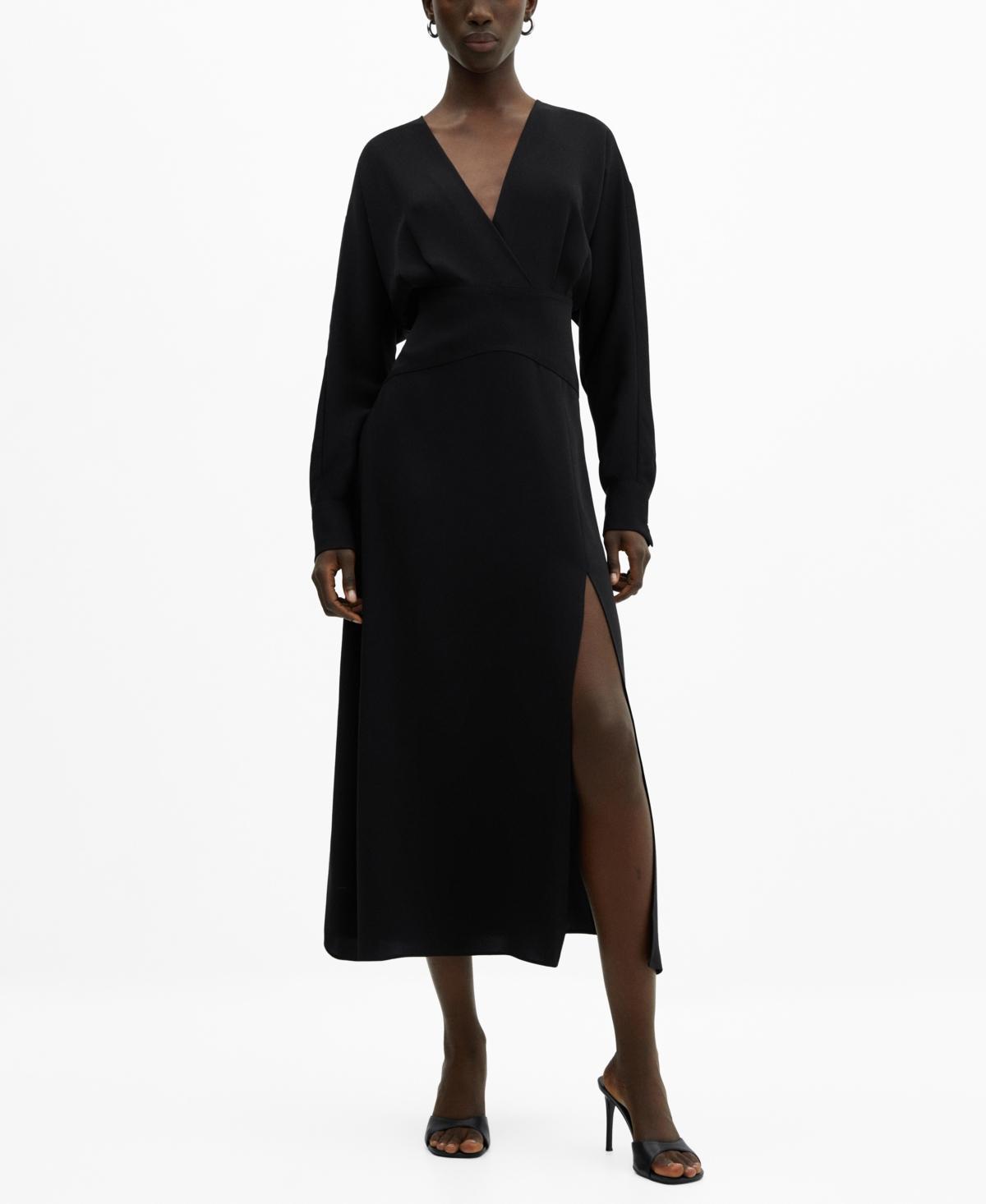 MANGO Erin Long Sleeve Midi Dress Product Image