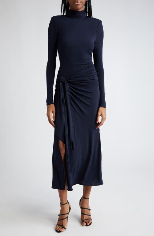 Cinq  Sept Johnson Side Ruched Long Sleeve Jersey Dress Product Image