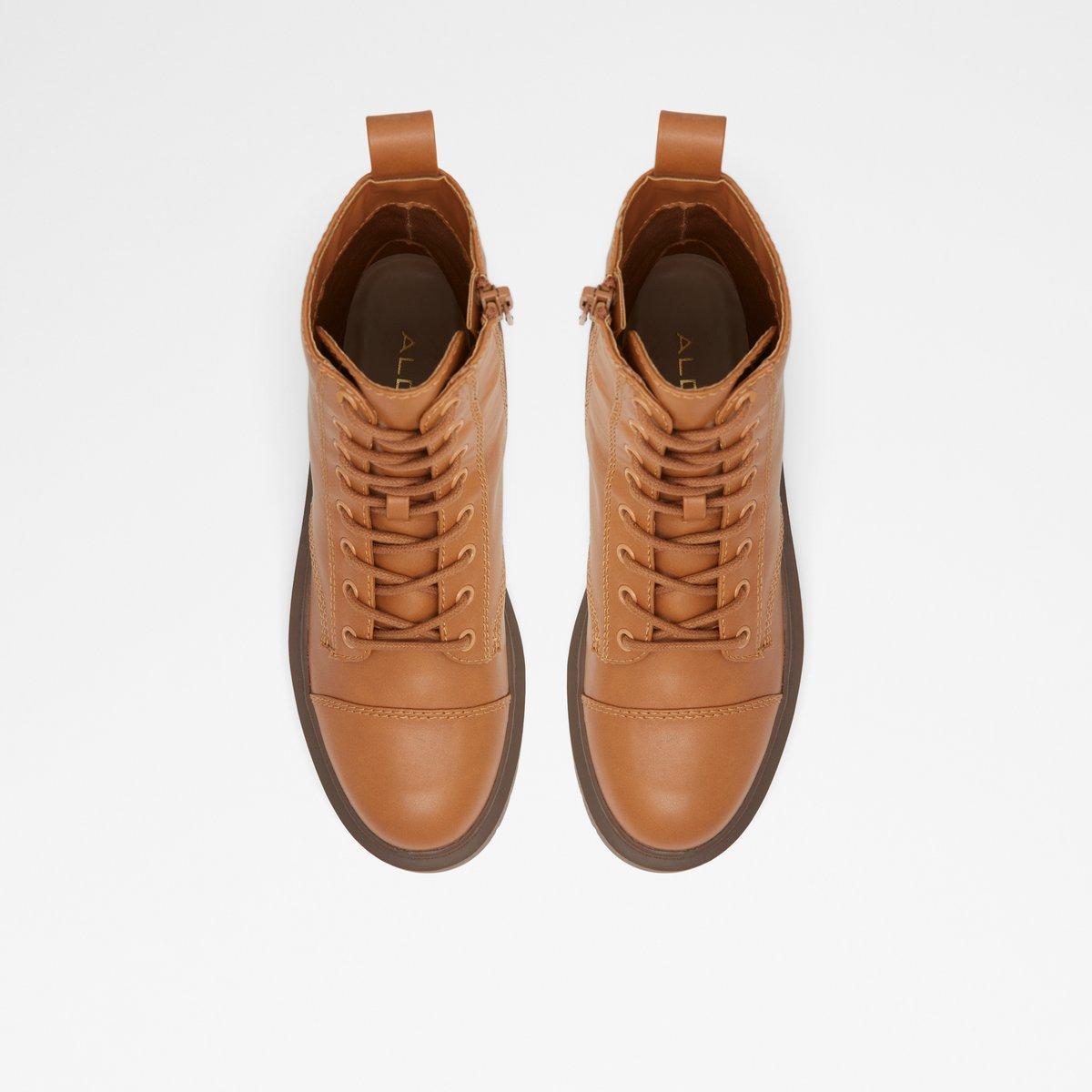 Goer Cognac Women's Combat boots | ALDO US Product Image