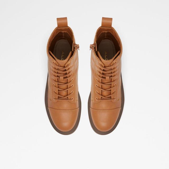 Goer Cognac Women's Combat boots | ALDO US Product Image