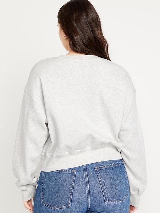 SoComfy Drop-Shoulder Crew-Neck Sweatshirt Product Image