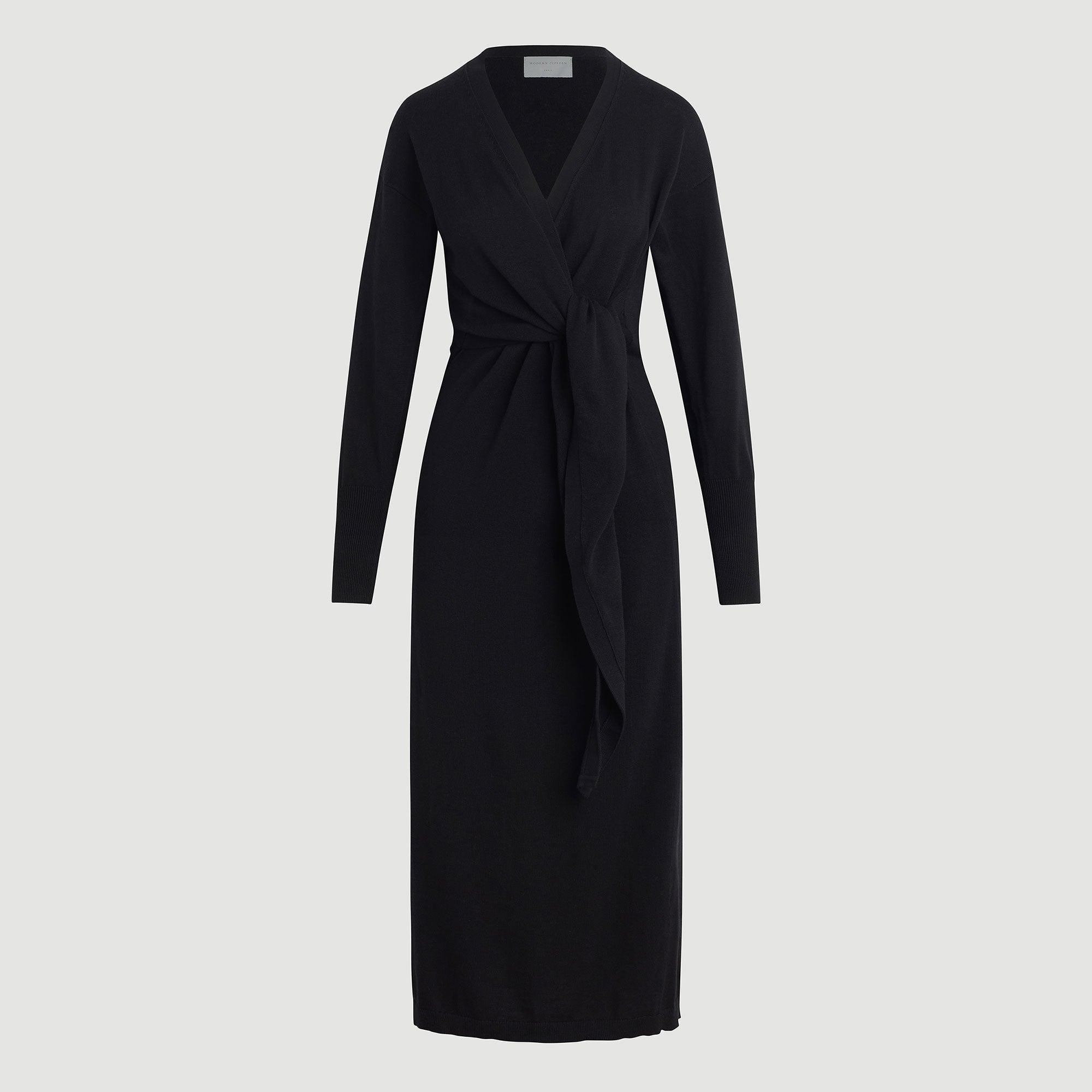 Linden Front-Wrap Sweater Dress (Petite) Product Image