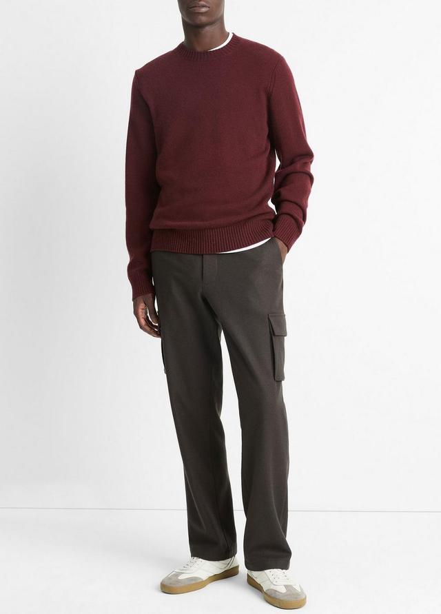 Classic Wool-Cashmere Crew Neck Sweater Product Image