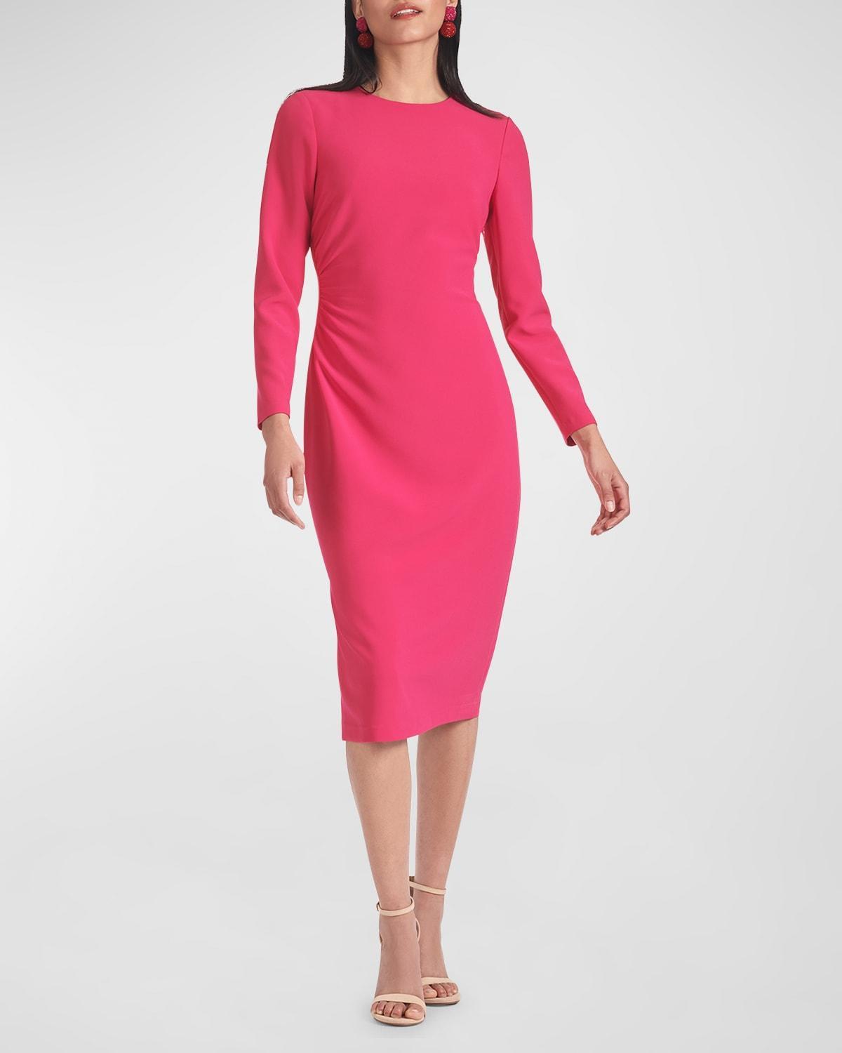 Dee Ruched Bodycon Midi Dress product image