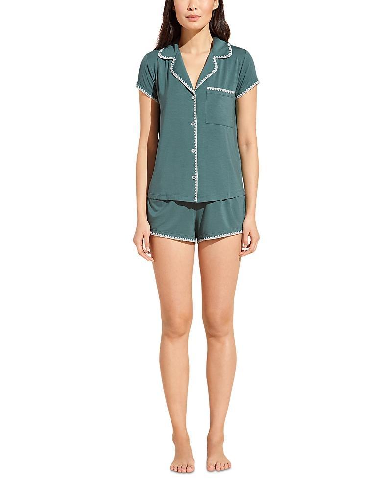 Eberjey Frida Whipstitch Short Pajama Set Product Image