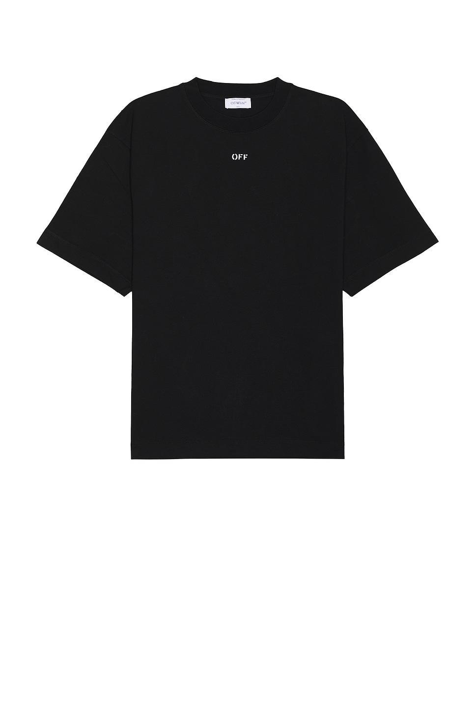 OFF-WHITE Off Stamp Skate Short Sleeve Tee Black. (also in M, S, XL/1X). Product Image