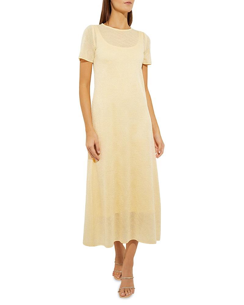 Soft Ottoman Knit A-Line Maxi Dress Product Image