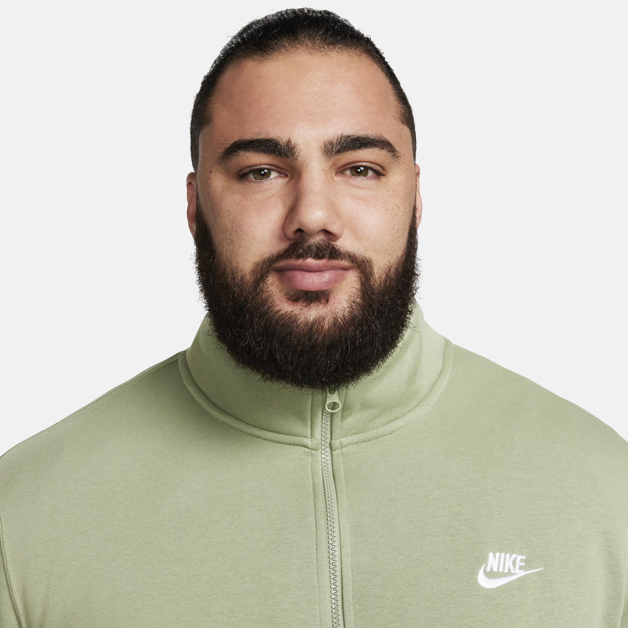 Mens Nike Sportswear Club Brushed-Back 1/2-Zip Pullover Product Image