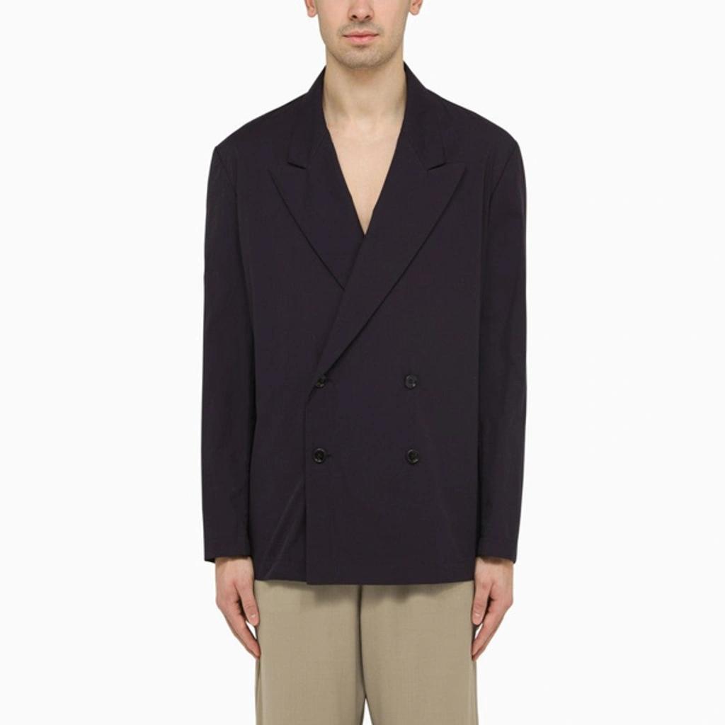 Double-breasted Blazer In Midnight Product Image