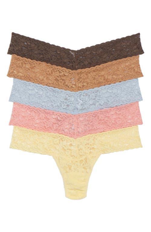 Hanky Panky 5-Pack Low Rise Thong Product Image