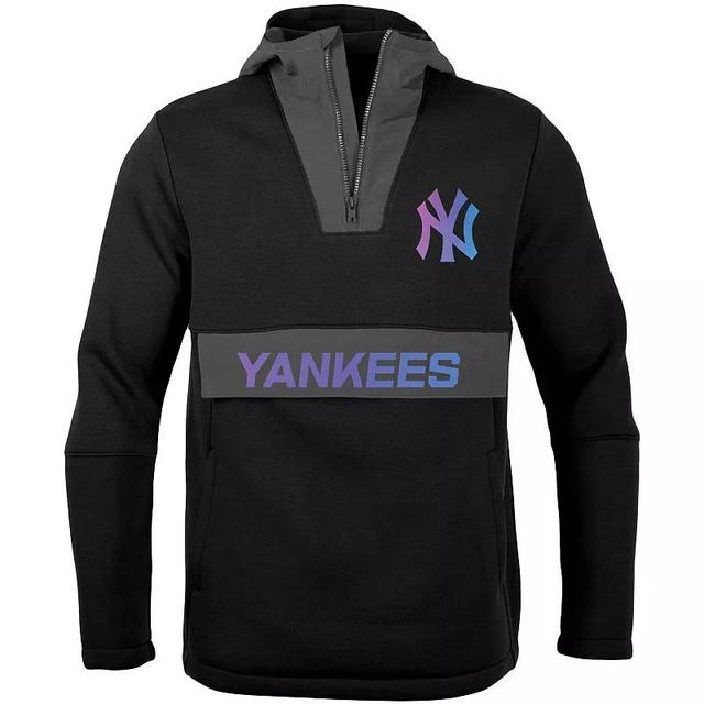 Mens Levelwear New York Yankees Ruckus Quarter-Zip Hoodie Product Image