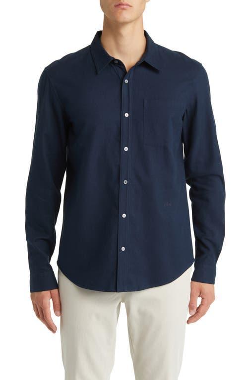 FRAME Brushed Cotton Blend Button-Up Shirt Product Image