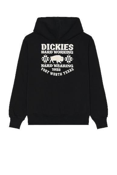 Dickies Chest Hit Logo Hoodie in Black. Size M, XL/1X. Product Image