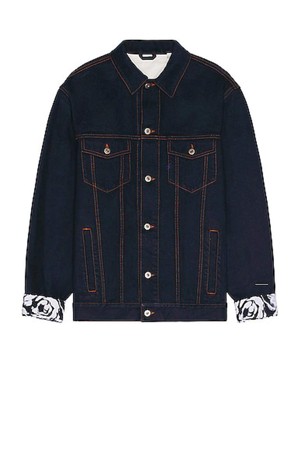 Burberry Denim Jacket in Blue Product Image