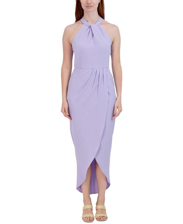 Julia Jordan Knot Neck Halter Dress Product Image