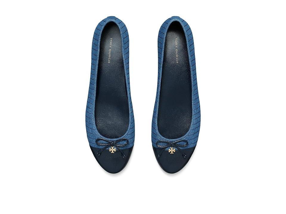 Tory Burch Womens Quilted Cap Toe Ballet Flats Product Image