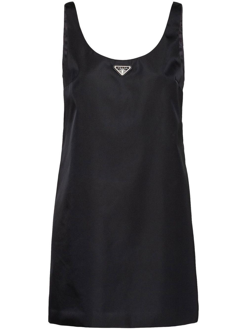 Re-nylon Mini Dress In Black Product Image