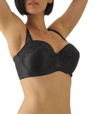 Womens Full Coverage Lace Strapless Bra Product Image