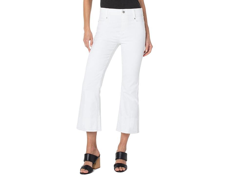 Liverpool Los Angeles Gia Glider Pull-On Crop Flare Jeans Product Image