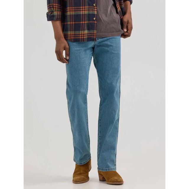 Wranglers Mens Relaxed Fit Straight Jeans - Light Wash 34x32 Product Image