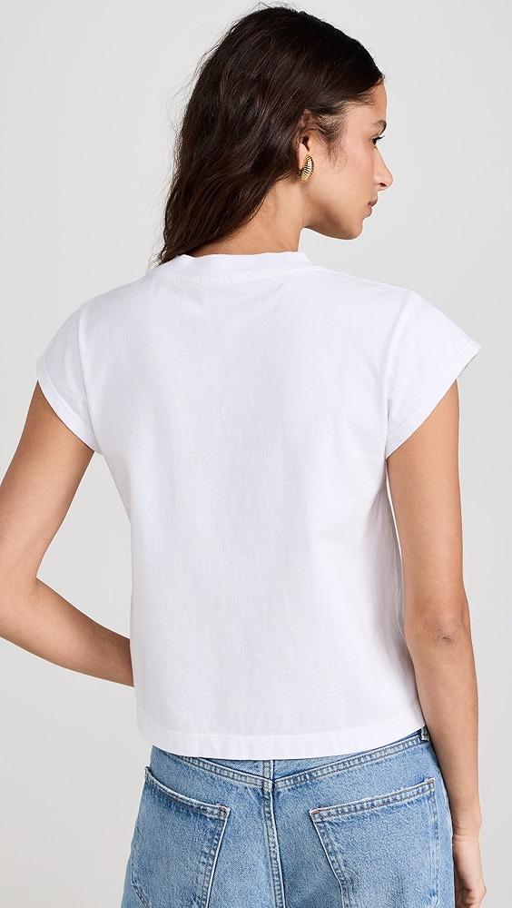 AGOLDE Bryce Cap Sleeve T-Shirt | Shopbop Product Image