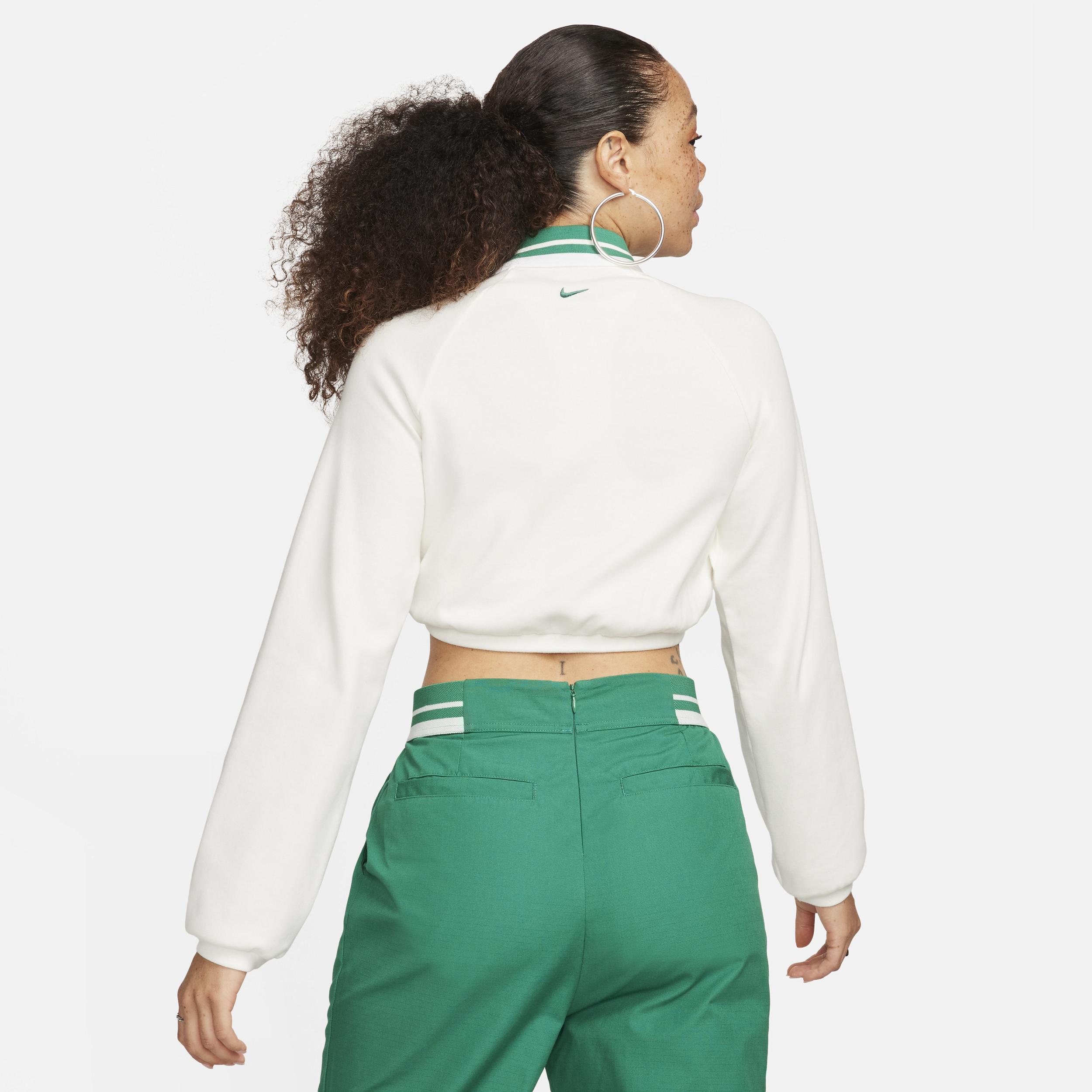 Women's Nike Sportswear Collection Cropped Long-Sleeve Polo Product Image