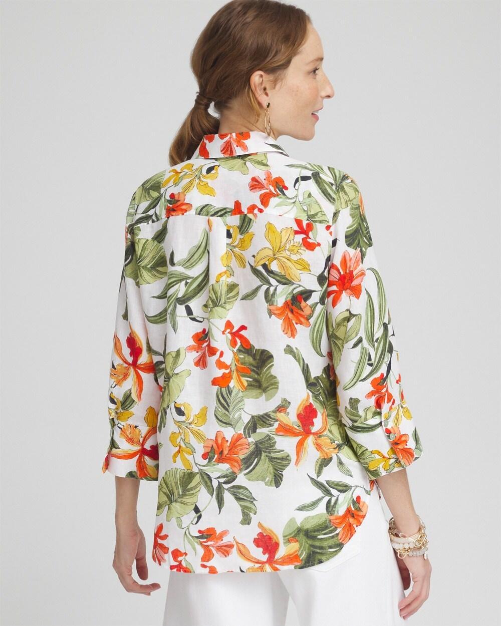 No Iron™ Linen Orchid Shirt Product Image