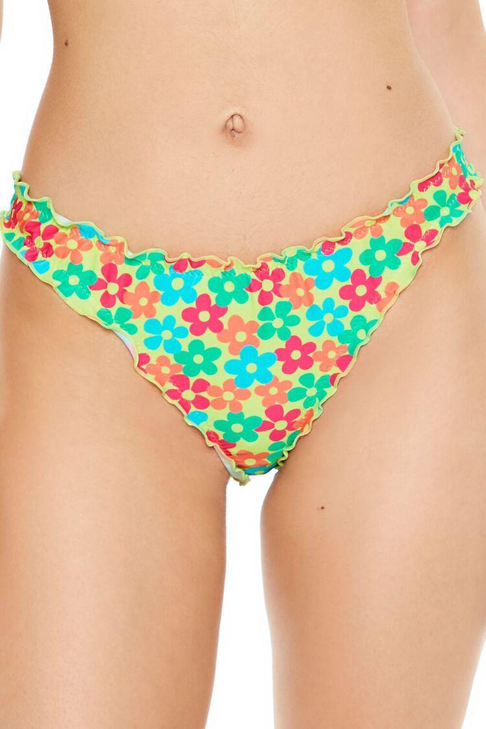 Floral Print Bikini Bottoms | Forever 21 Product Image