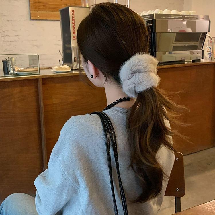 Faux Fur Hair Scrunchie product image