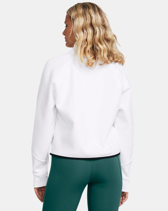 Women's UA Unstoppable Fleece Crop ¼ Zip Product Image