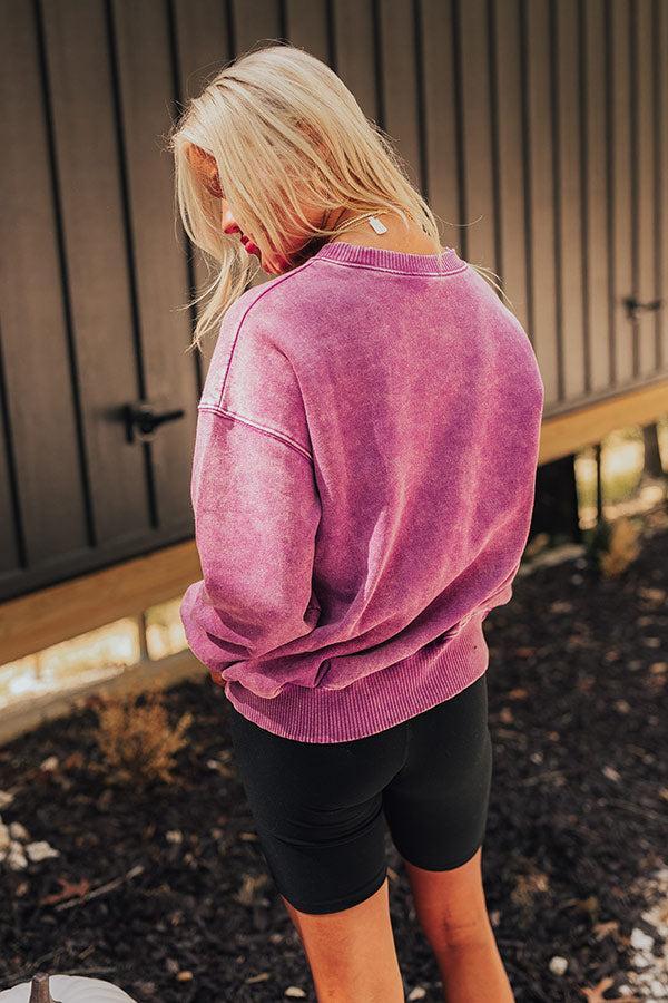 Trailside Cutie Vintage Wash Sweatshirt in Orchid Product Image