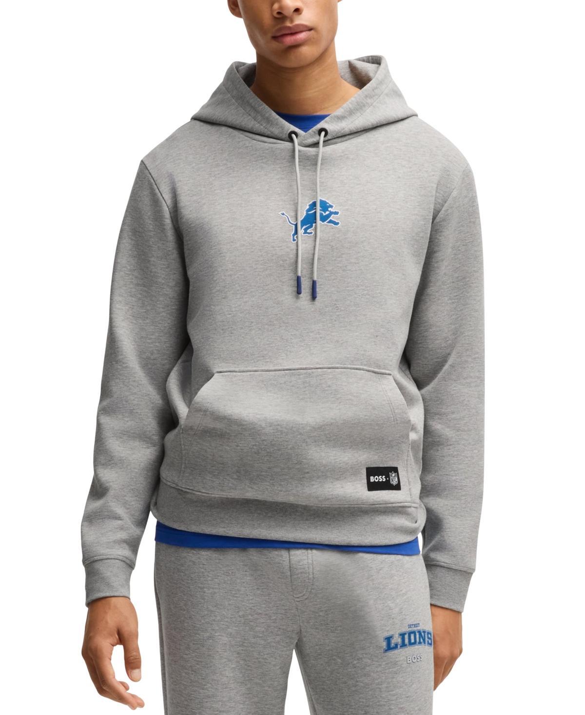 HUGO BOSS Boss X Nfl Interlock Hoodie With Special Branding In Giants Product Image