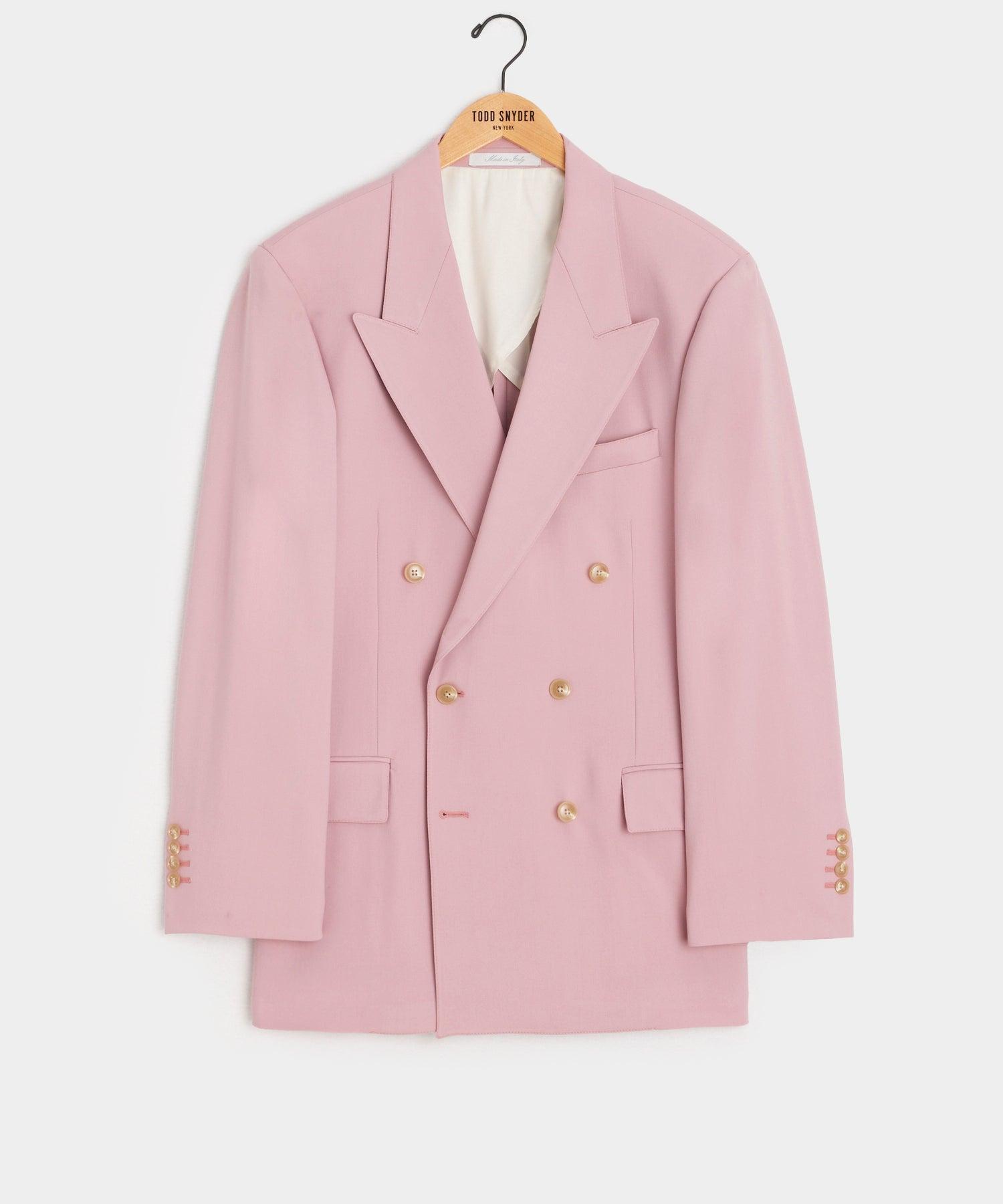 Italian Gabardine Wythe Jacket in Pink Product Image