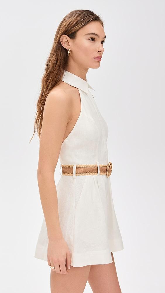 Zimmermann Halter Neck Romper | Shopbop Product Image